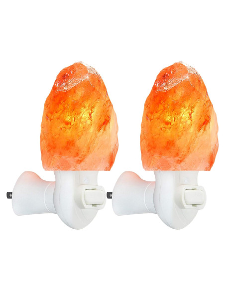 Lámpara de Sal del Himalaya Rosa Spantik - Hecha a Mano, 19.5x15.3cm