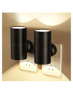 Luz Nocturna LED Regulable Likelgn, Paquete de 2, 3000K