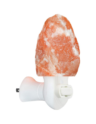 Lámpara de Sal del Himalaya Rosa Spantik - Hecha a Mano, 19.5x15.3cm