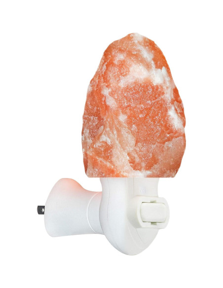 Lámpara de Sal del Himalaya Rosa Spantik - Hecha a Mano, 19.5x15.3cm