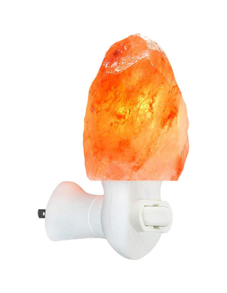 Lámpara de Sal del Himalaya Rosa Spantik - Hecha a Mano, 19.5x15.3cm