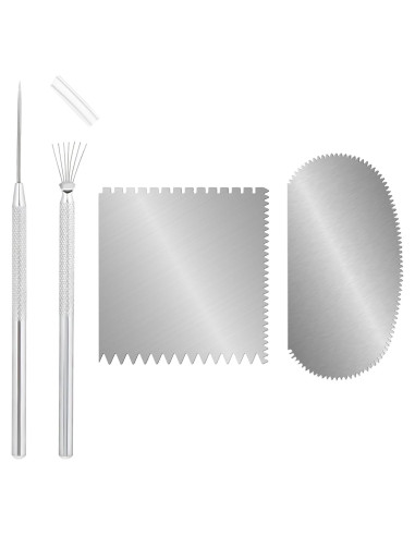4 Herramientas de Escultura de Arcilla Styquenzer Acero Inoxidable