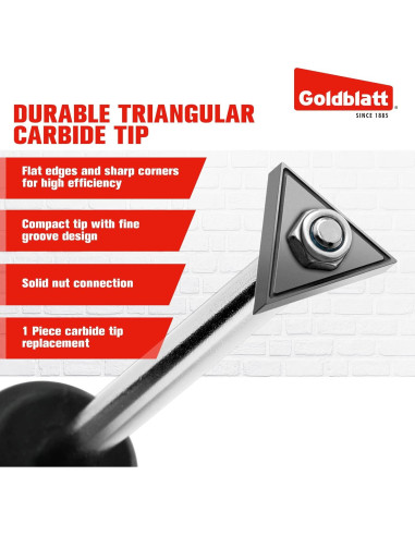 Herramienta Eliminación Lechada Goldblatt con Punta Carburo