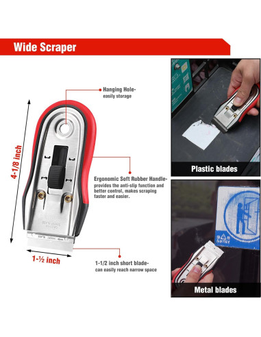 Raspador de Cuchilla Goldblatt con 20 Cuchillas 8,89 cm