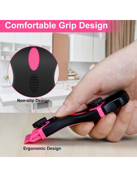 Raspador de Cuchillas 2-en-1 THINKWORK Rosa - 2 Piezas