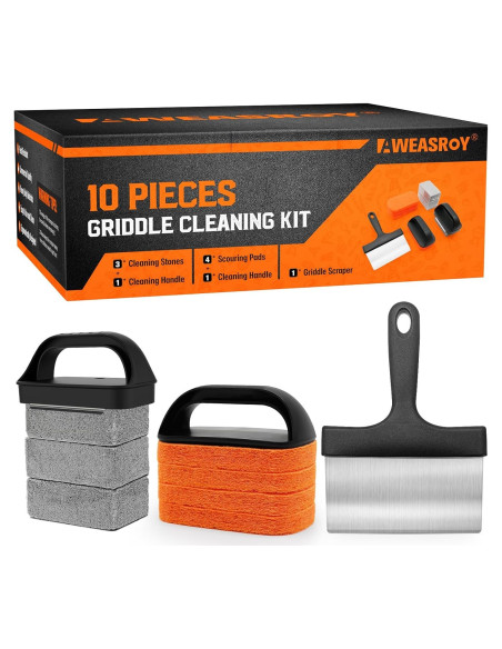Kit de limpieza para plancha AWEASROY con raspador y piedra