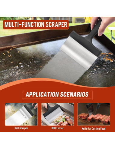 Kit de limpieza para plancha AWEASROY con raspador y piedra