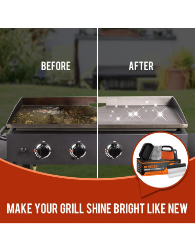 Kit de limpieza para plancha AWEASROY con raspador y piedra