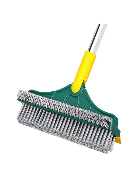 Cepillo de Piso 2 en 1 HZACHYX con Mango Largo y Raspador