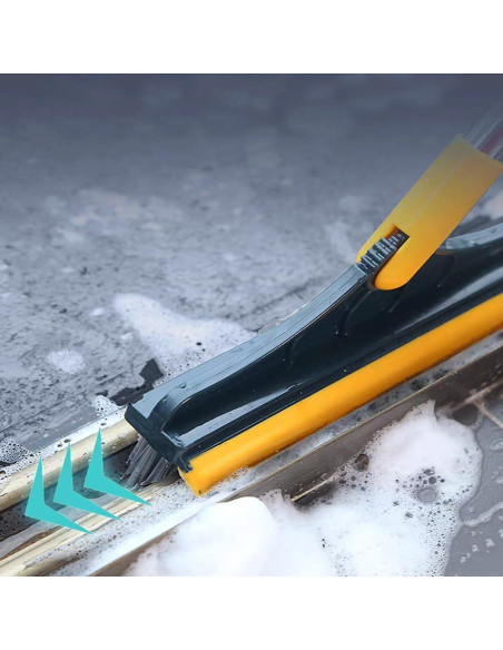 Cepillo de Piso 2 en 1 HZACHYX con Mango Largo y Raspador