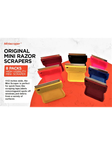 Raspadores Mini Originales Miniscraper, Paquete de 8