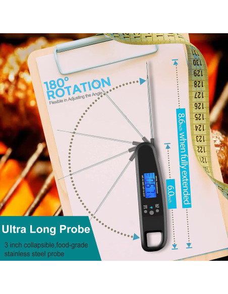 Termómetro Digital de Carne LIKEPAI - Lectura Rápida y Precisa