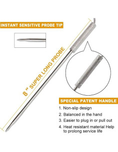 Sonda de Reemplazo para Termómetro de Carne Thermopro 20cm 2