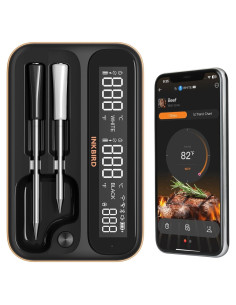 Termómetro de Carne Inalámbrico Inkbird WiFi 2 Sondas