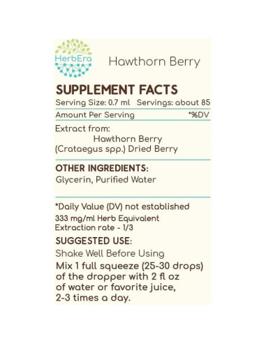 Extracto de Baya de Espino Herbera 59.15 ml Sin Alcohol