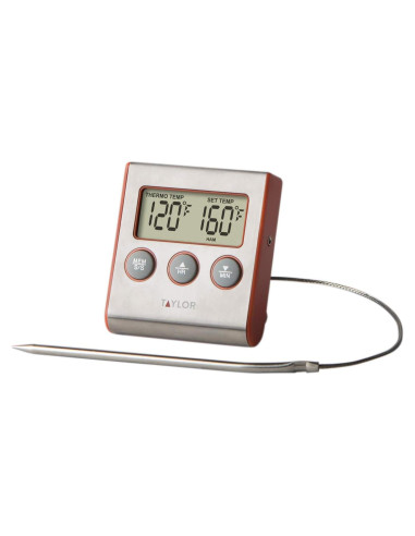 Termómetro Digital de Cocina Taylor TAP1487 Acero Inoxidable