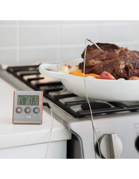 Termómetro Digital de Cocina Taylor TAP1487 Acero Inoxidable