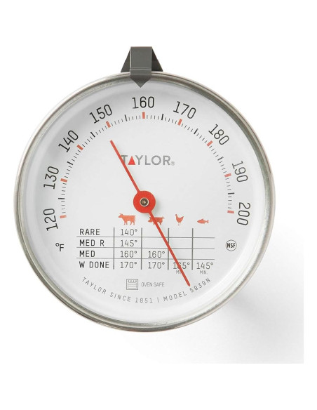 Termómetro de Cocina Analógico Taylor 5939N Acero Inoxidable
