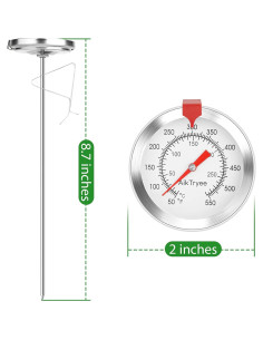 Termómetro de Carne AikTryee Dial 20 cm 50-290C 2