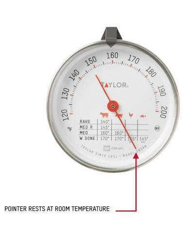 Termómetro de Cocina Analógico Taylor 5939N Acero Inoxidable