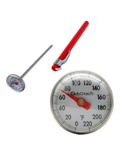 Termómetro de Cocina Globotech B-1 Acero Inoxidable 12,7 cm