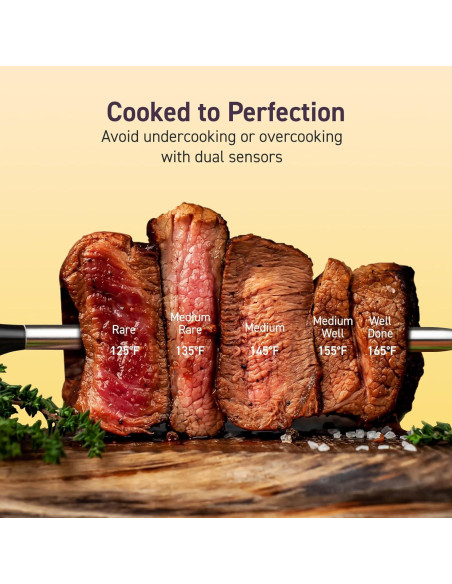 Termómetro de Carne Inalámbrico COSORI CMT-R161S Digital