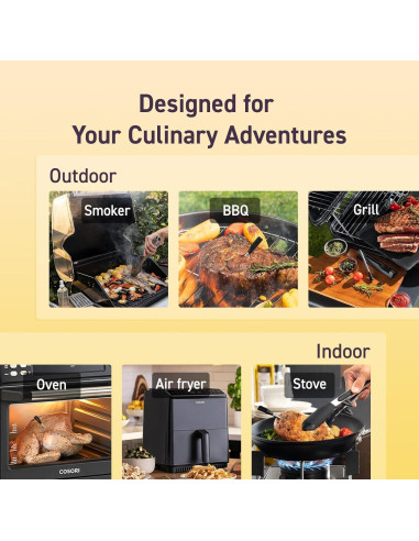 Termómetro de Carne Inalámbrico COSORI CMT-R161S Digital