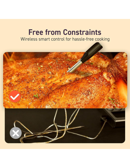 Termómetro de Carne Inalámbrico COSORI CMT-R161S Digital