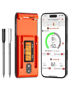 Termómetro de carne inalámbrico ThermoPro TempSpike Bluetooth 152m