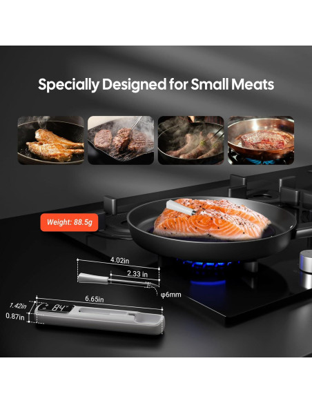 Termómetro de Carne Inkbird Mini Bluetooth 1000ft IP67