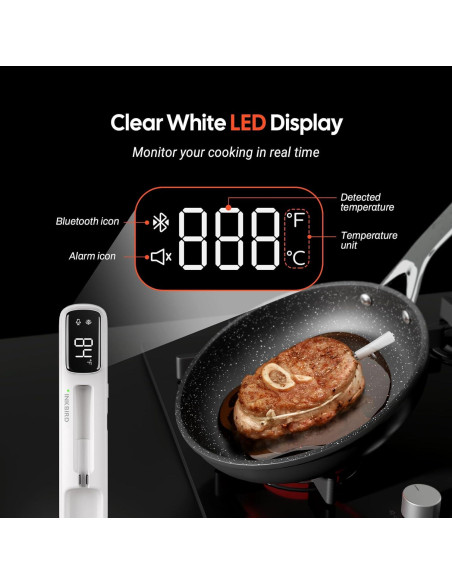 Termómetro de Carne Inkbird Mini Bluetooth 1000ft IP67