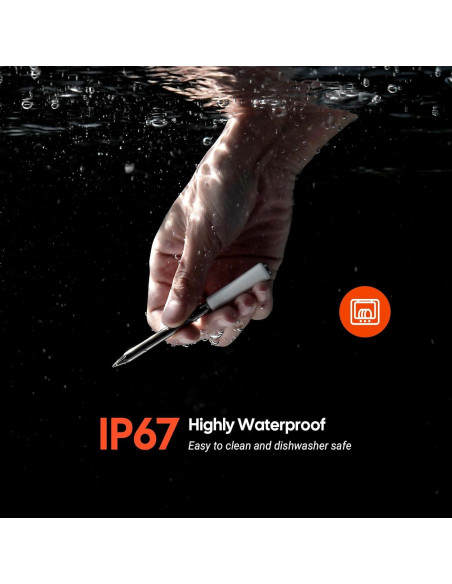 Termómetro de Carne Inkbird Mini Bluetooth 1000ft IP67