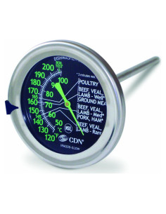 Termómetro de Carne CDN IRM200-GLOW 5 cm Recalibrable