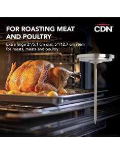 Termómetro de Carne CDN IRM200-GLOW 5 cm Recalibrable 2