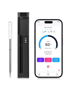 Termómetro de Carne Bluetooth Riida KR100 Inalámbrico 152m