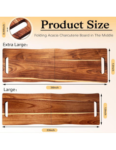 Tabla de Charcutería Plegable Essenya 83,82 x 30,48 cm 2