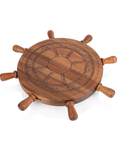 Tabla de Queso Giratoria PICNIC TIME Helmsman 30 cm Acacia