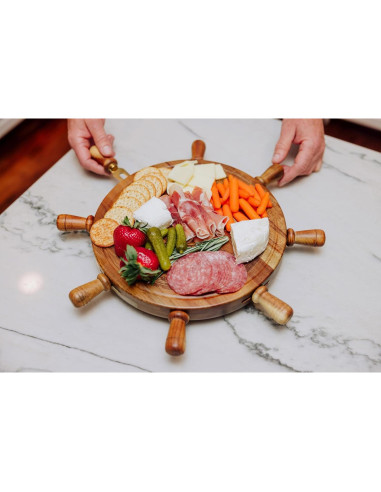 Tabla de Queso Giratoria PICNIC TIME Helmsman 30 cm Acacia