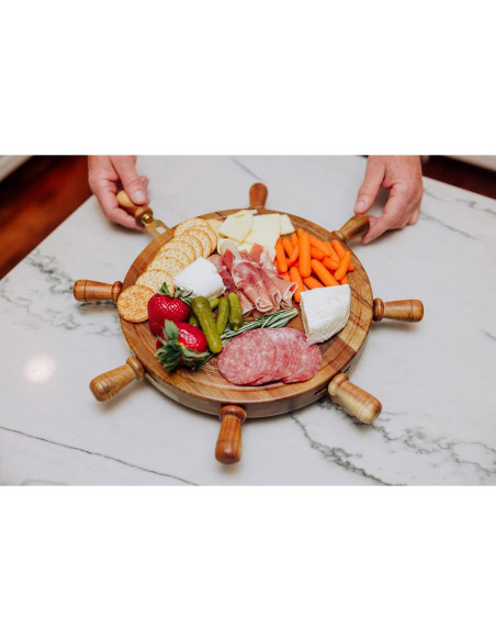 Tabla de Queso Giratoria PICNIC TIME Helmsman 30 cm Acacia