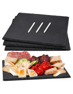 Tablas de Queso de Pizarra MAPRIAL 30x25 cm Paquete de 4