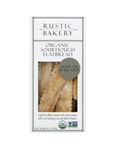 Pan plano de masa madre Rustic Bakery 170 g aceite oliva