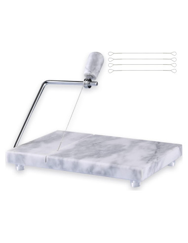 Cortador de Queso de Mármol SIPARUI 12,7x20,3 cm Gris