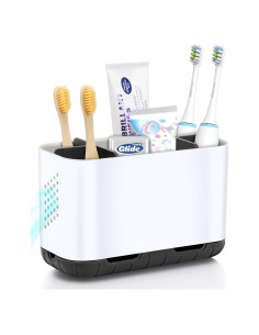 Soporte para Cepillos de Dientes LAFARA Blanco Desmontable