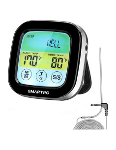 Termómetro Digital SMARTRO ST59 para Carne con Sonda 17 cm