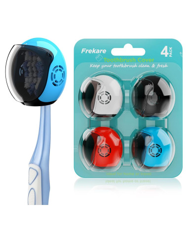Cubiertas de Cepillo de Dientes Frekare Casco 4 Colores