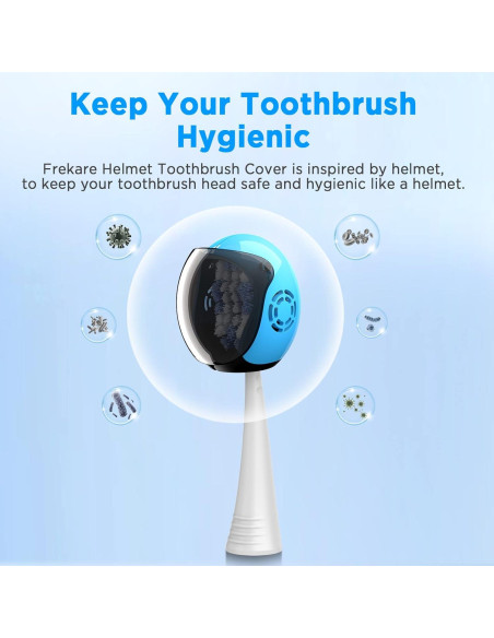 Cubiertas de Cepillo de Dientes Frekare Casco 4 Colores