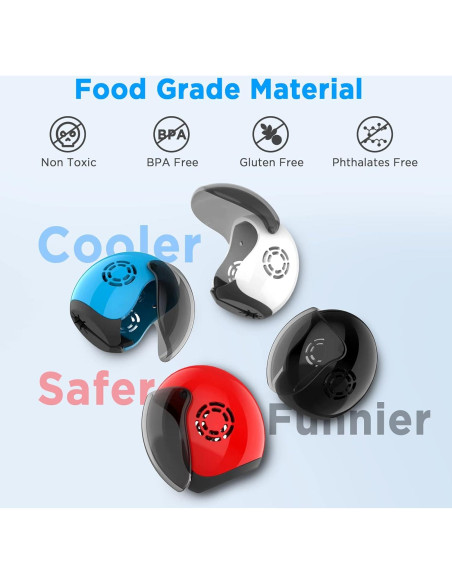 Cubiertas de Cepillo de Dientes Frekare Casco 4 Colores