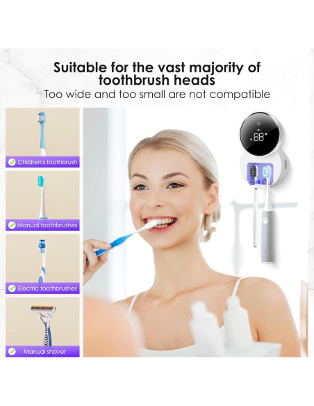 Soporte eléctrico para cepillos de dientes Shker X131ultra