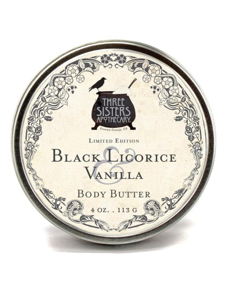 Manteca Corporal Tres Hermanas 113 g Regaliz Negro