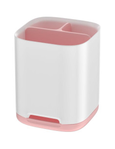 Soporte para Cepillos de Dientes CUEPAINT Rosa 3 Compartimentos 2